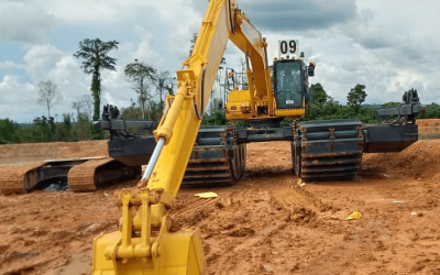Water Excavator Pontoon Undercarriage
