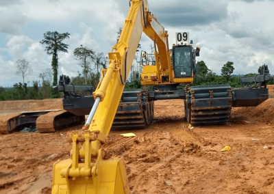 Water Excavator Pontoon Undercarriage